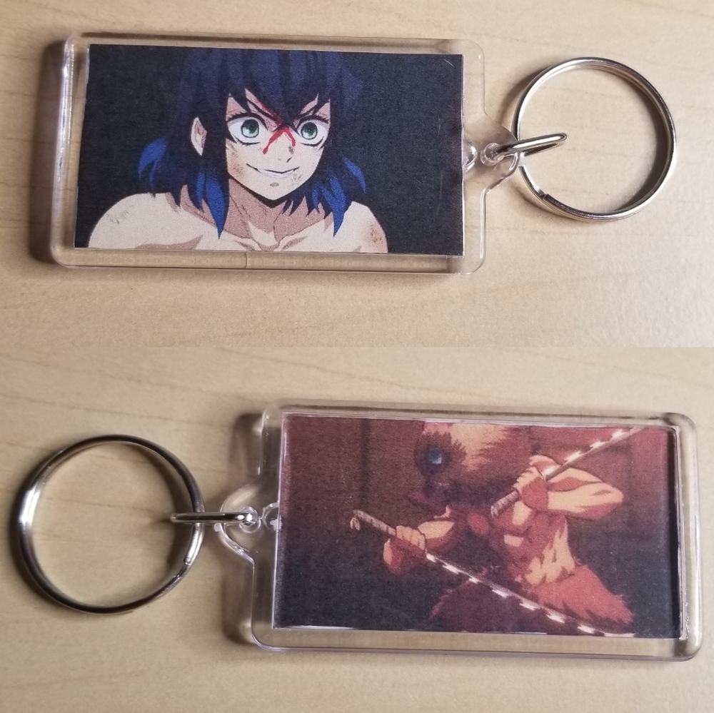 Demon Slayer Hashibira Inosuke Keychain